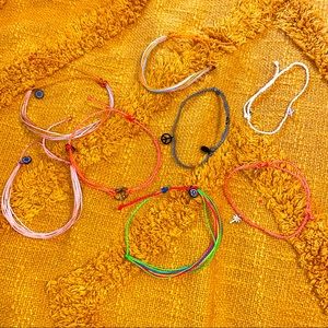 Pura Vida - Set of 8 Assorted Cord Bracelets